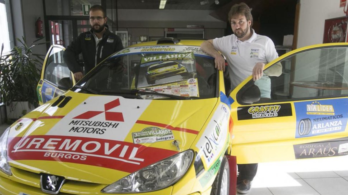 David Urban y Diego Núñez formarán uno de los equipos burgaleses que participará en el rally-Raúl G. Ochoa