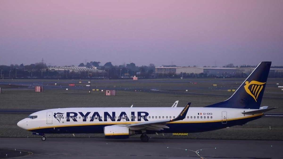 Avión de Ryanair-