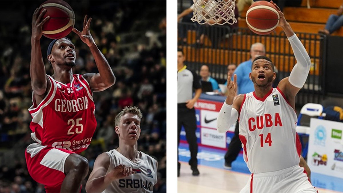 McFadden (con Georgia) y Rivero (con Cuba) entran a canasta. FIBA