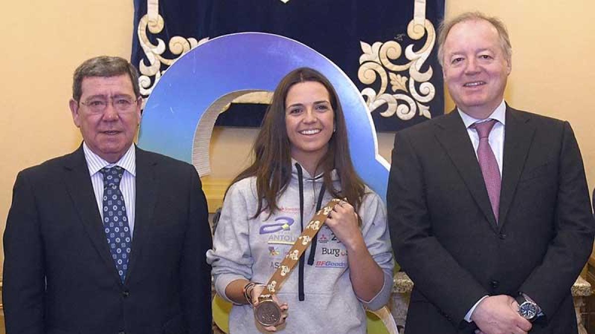 Cristina Gutiérrez, ayer, en la Diputación Provincial.-RICARDO ORDÓÑEZ.