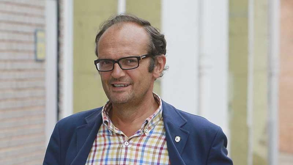 Juan Carlos Barriocanal antes de una rueda de prensa.-RAÚL G. OCHOA