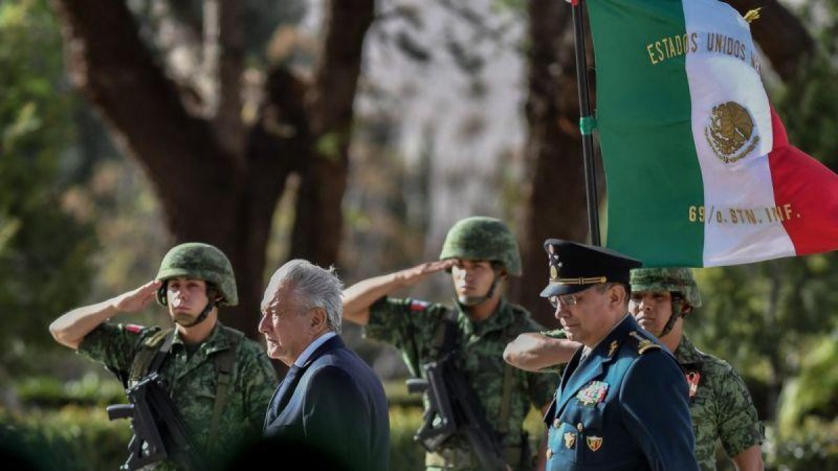 López Obrador aseguró que el modelo de Guardia Nacional que le propuso al Legislativo mexicano es un modelo ya aprobado.-EFE