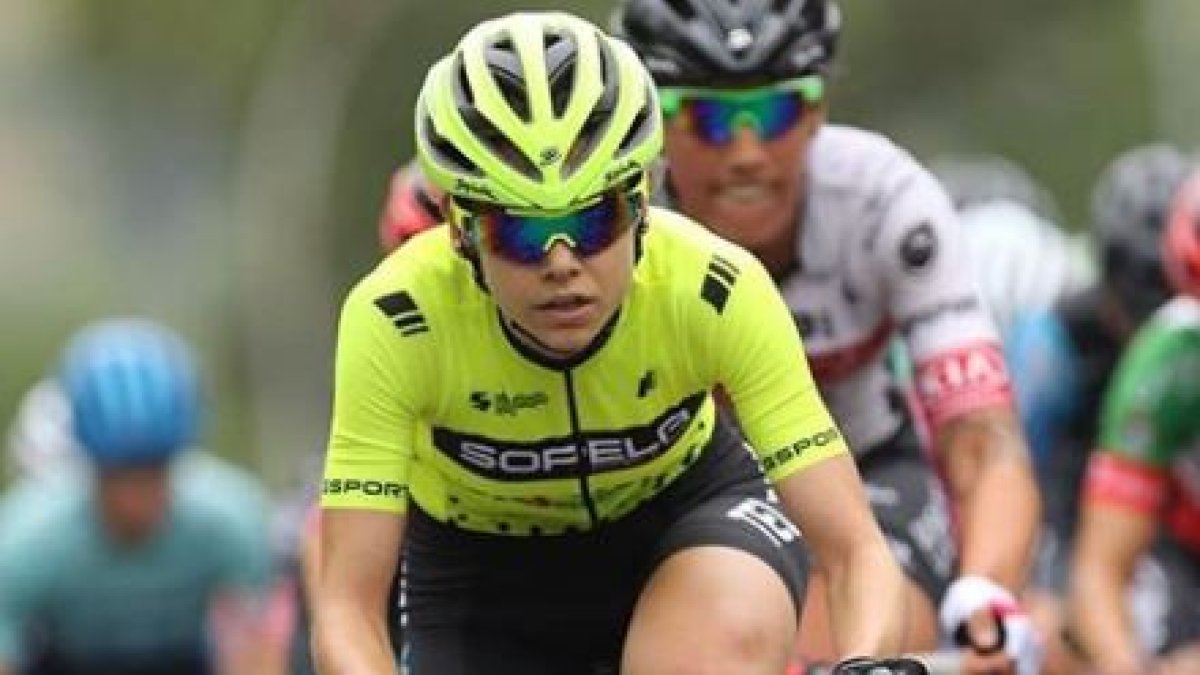 Sara Martín (Sopela WT) completó una extraordinaria actuación en la prueba contrarreloj. PHOTO GÓMEZ SPORT