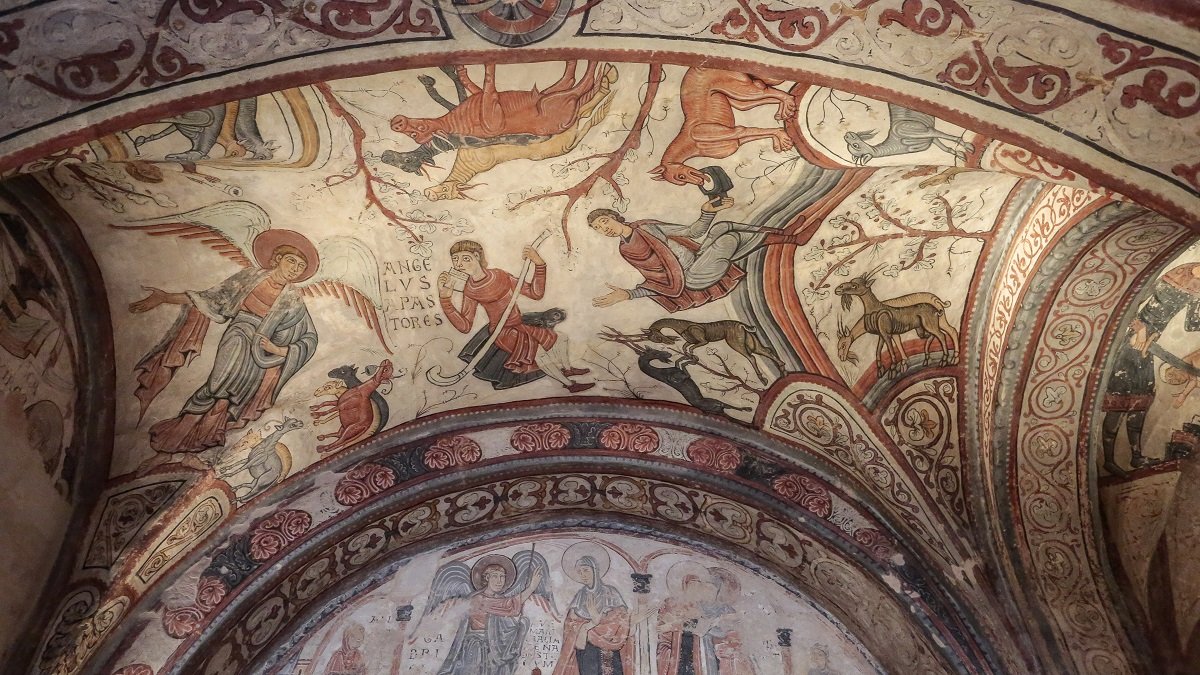 Restauración de las pinturas del Panteón Real de San Isidoro en León