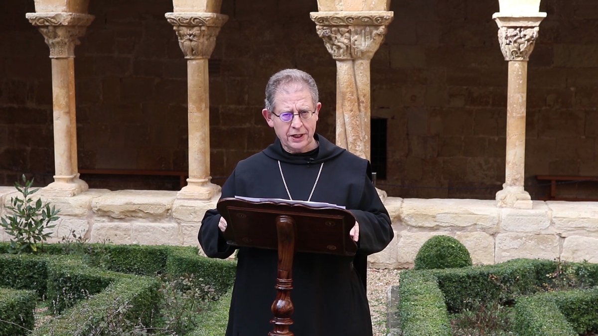 El abad de Silos pronuncia el pregón de San Lesmes. ECB
