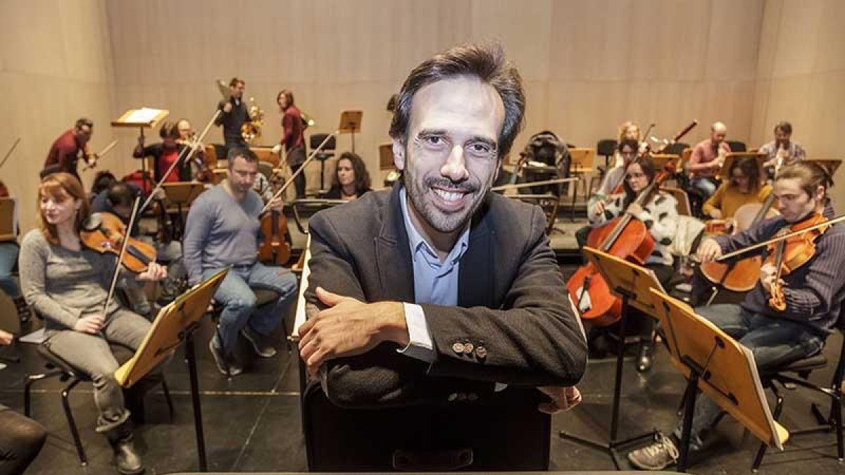 Iván Martín, ayer antes del ensayo.-Santi Otero