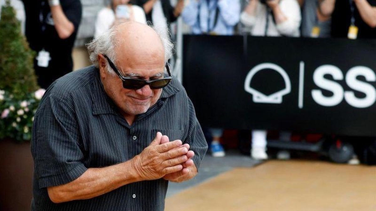 El actor y director estadounidense Danny DeVito en el Festival de San Sebastián.-JUAN HERRERO