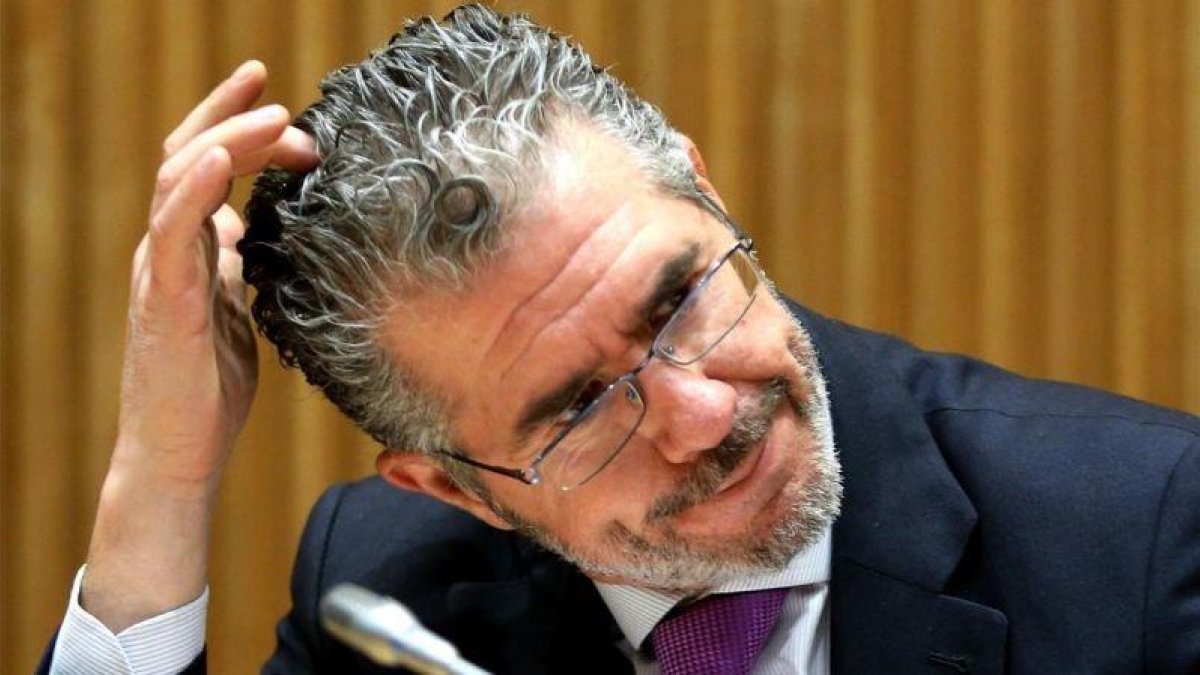 Francisco Granados durante su comparecencia.-JUAN MANUEL PRATS