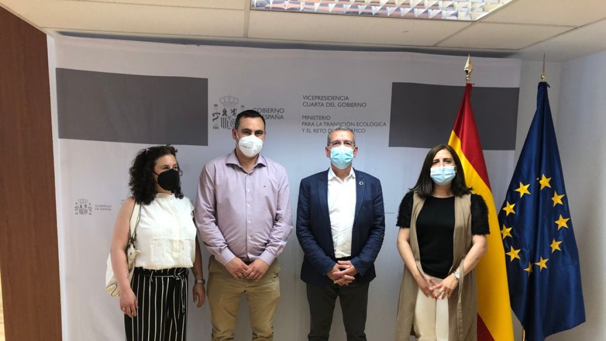 Briviesca presenta en Miteco cuatro proyectos dinamizadores para frenar la despoblación. ECB