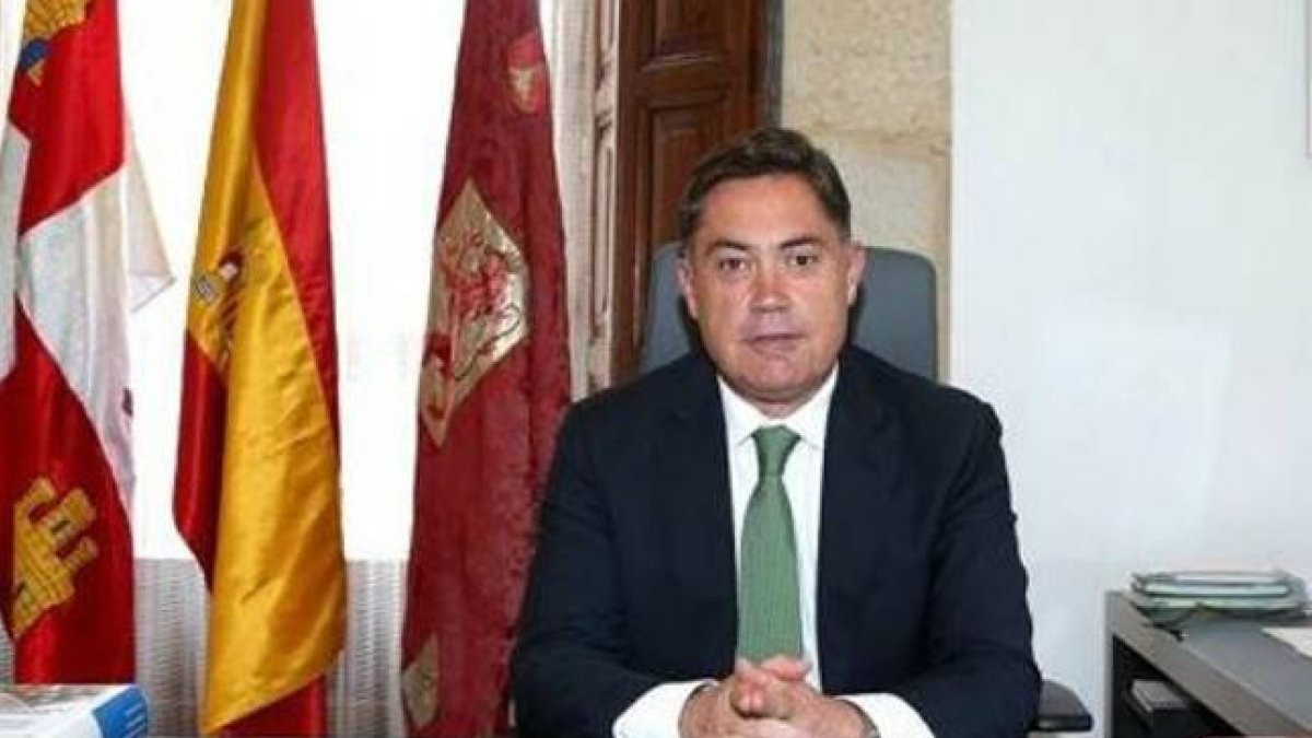 Marcos Martínez, en su despacho de la diputación.-