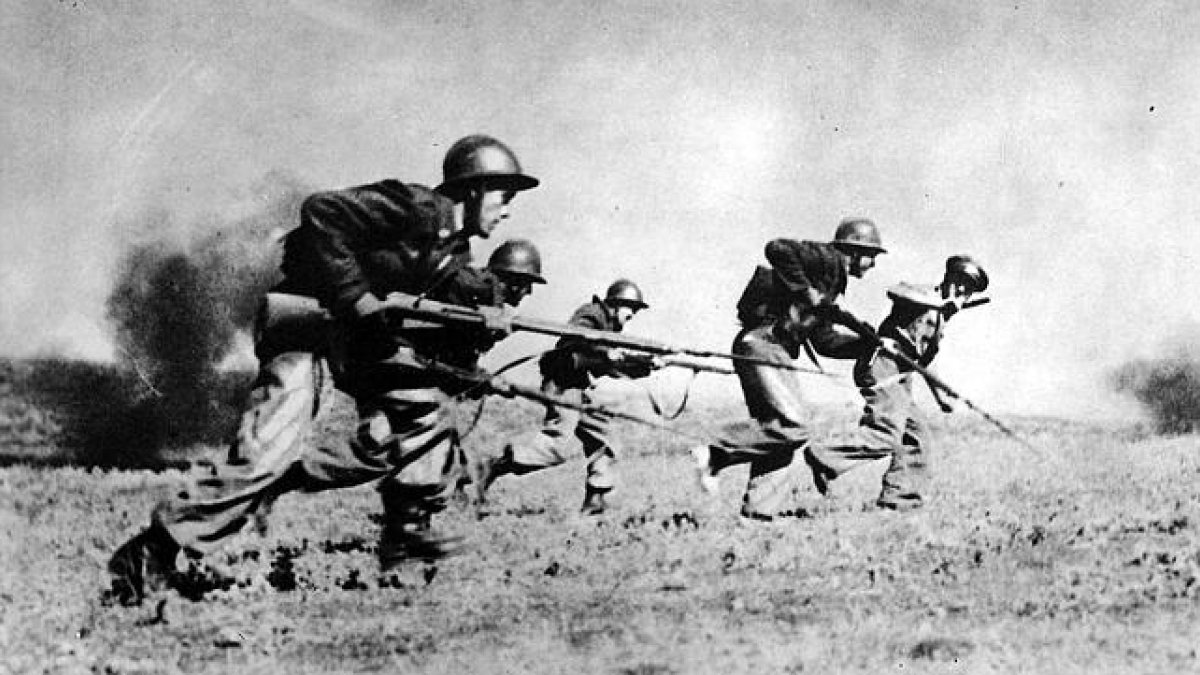 Los jóvenes de la Leva del Biberón fueron llamados a filas un año antes, con 17 años, para tomar un fusil en la guerra civil. MEMORIAHISTORICA.ORG