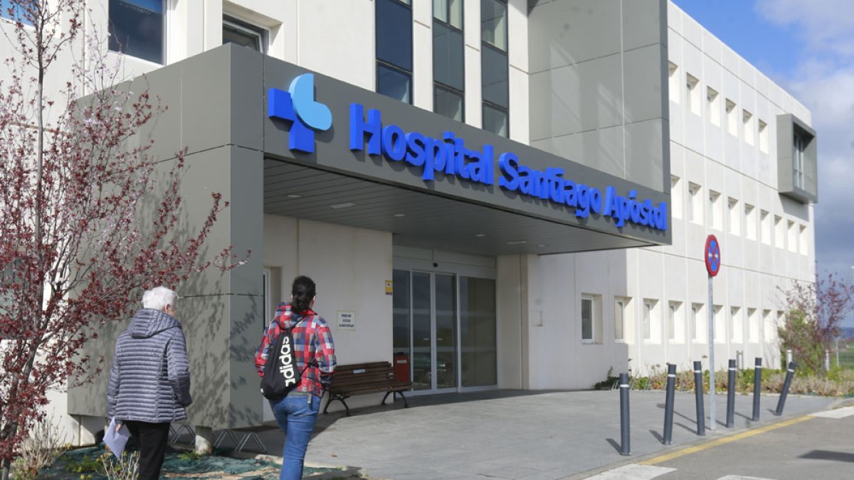 Imagen de archivo del Hospital Santiago Apóstol de Miranda de Ebro, donde nacía el primer burgalés de 2025.