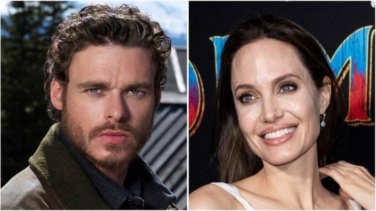 Angelina Jolie y Richard Madden.-