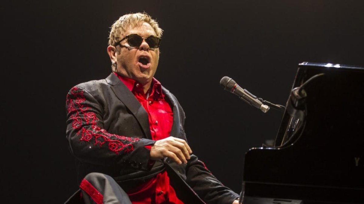 Elton John en un concierto en Ámsterdam, el pasado 22 de noviembre.-PAUL BERGEN / AFP