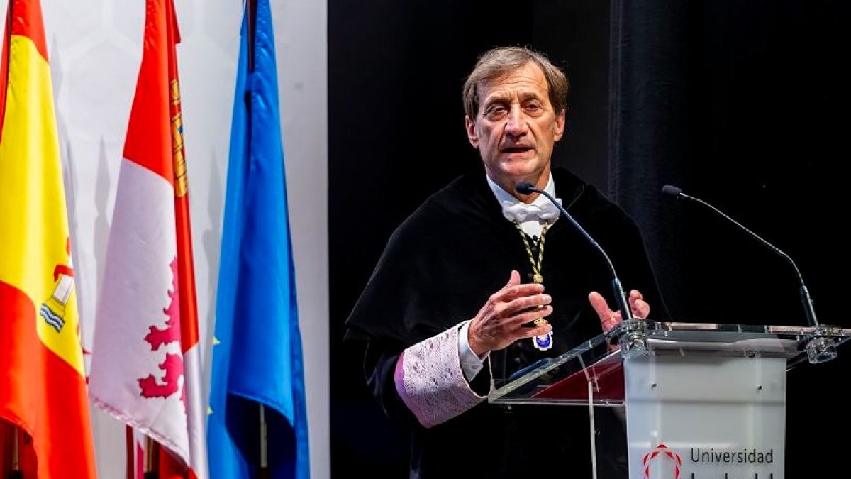 Alberto Gómez Barahona, rector de la Universidad Isabel I. SANTI OTERO