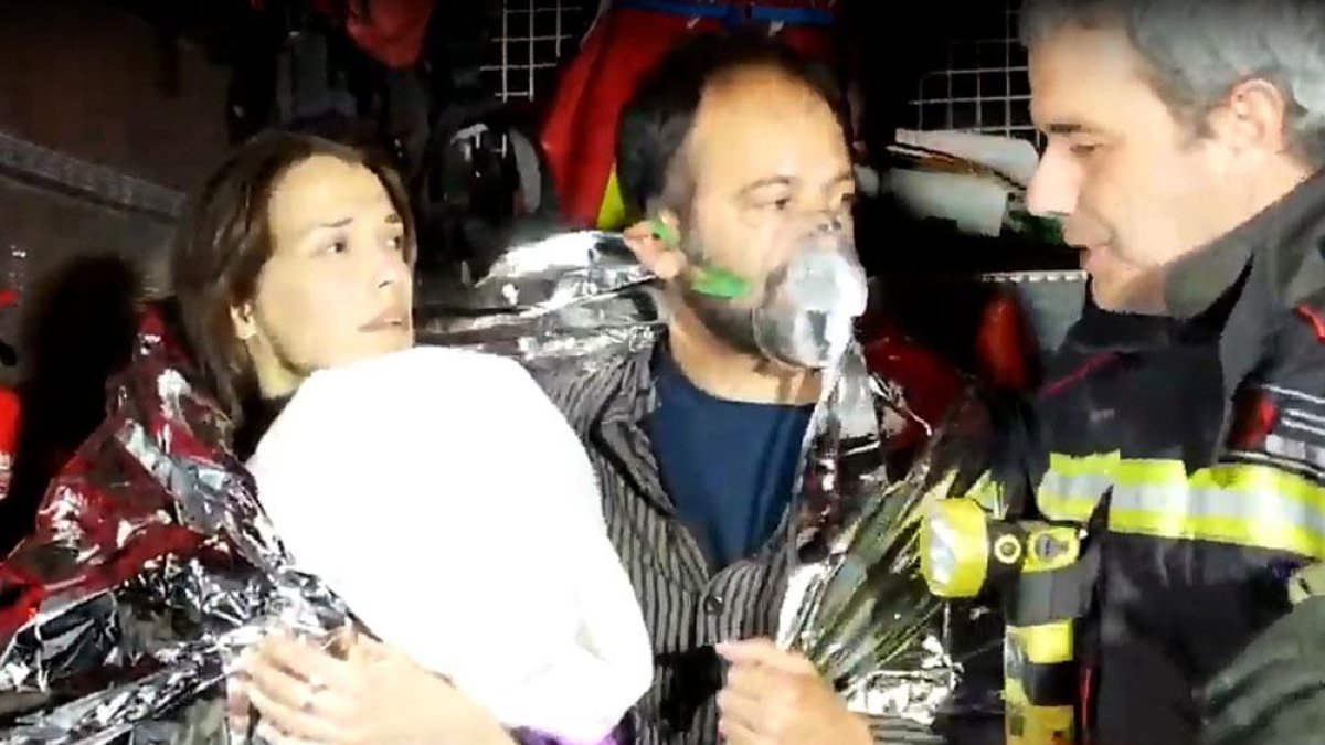 Imagen del corto elaborado por el parque de Bomberos.-ECB