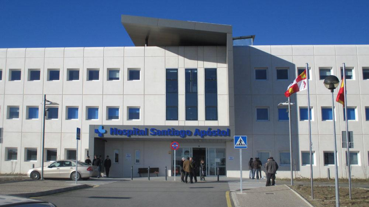 Vista exterior del Hospital Santiago Apóstol de Miranda de Ebro.