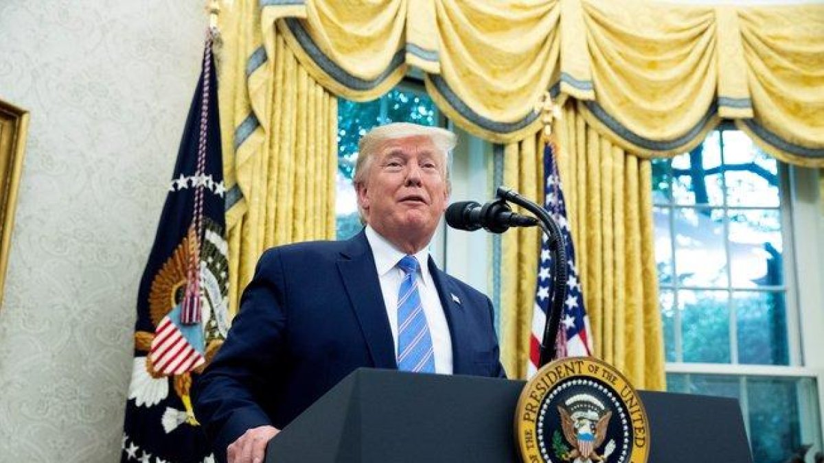 Donald Trump, el presidente de los Estados Unidos.-EFE / EPA