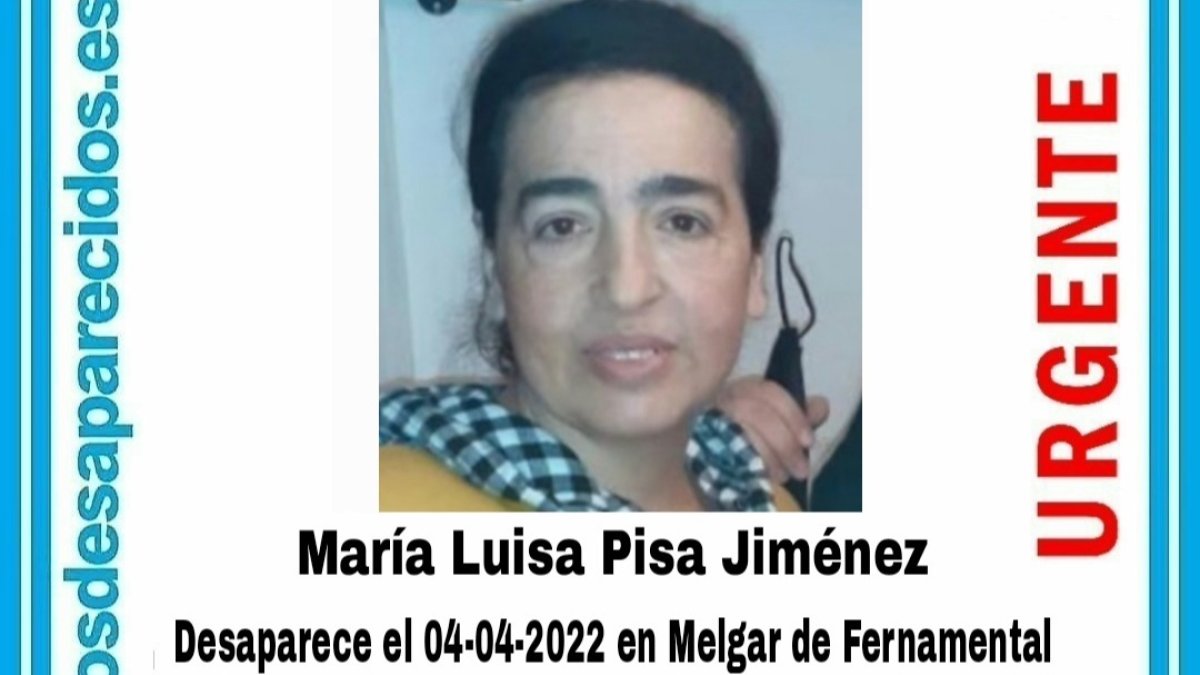 Imagen del cartel difundido por SOS Desaparecidos. ECB