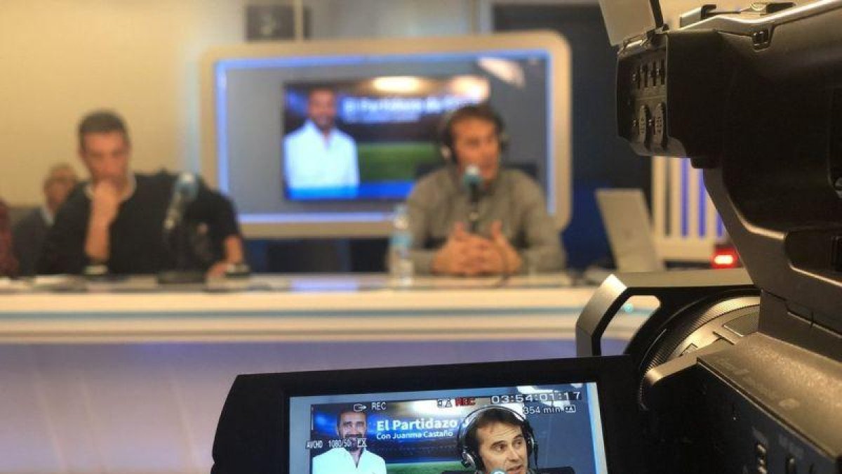 Julen Lopetegui, durante la entrevista radiofónica.-COPE