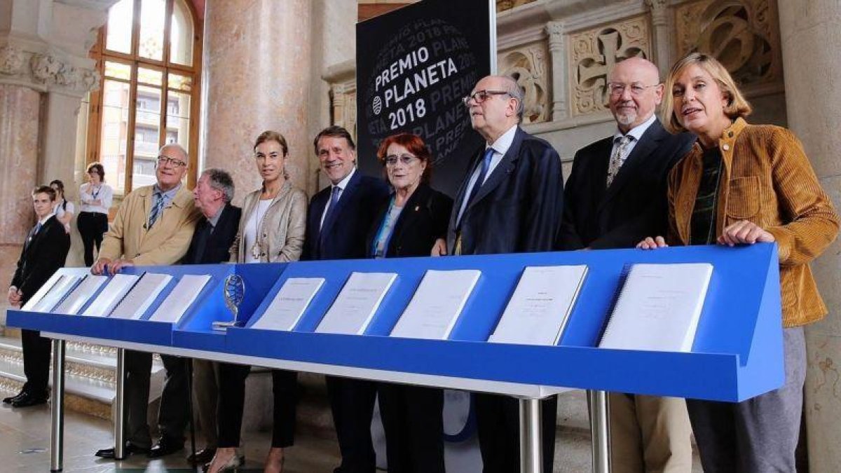 Una imagen de la presentación del Premio Planeta, el domingo pasado.-JOAN CORTADELLAS