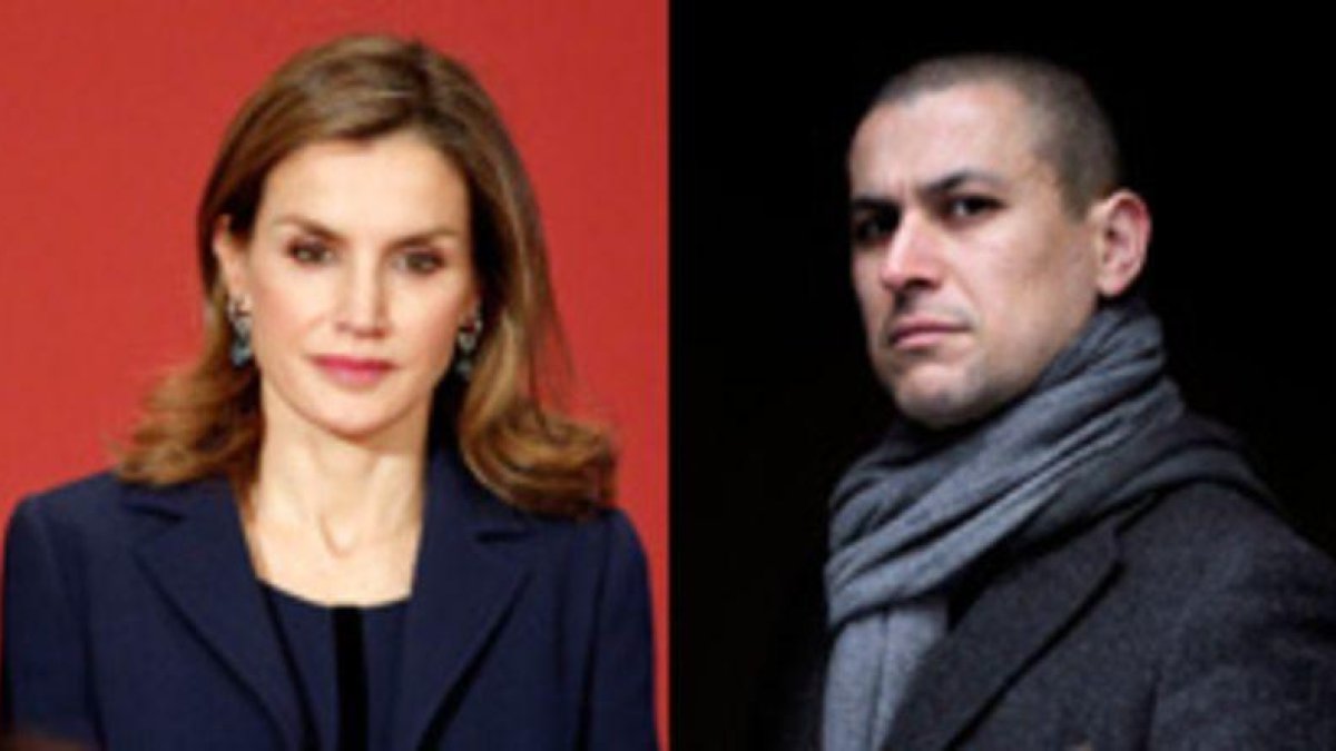 La reina Letizia y el director de cine Rodrigo Cortés.-