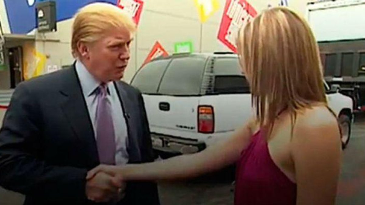 Imagen del vídeo con los comentarios machistas de Trump publicado por The Washington Post.-EL PERIÓDICO