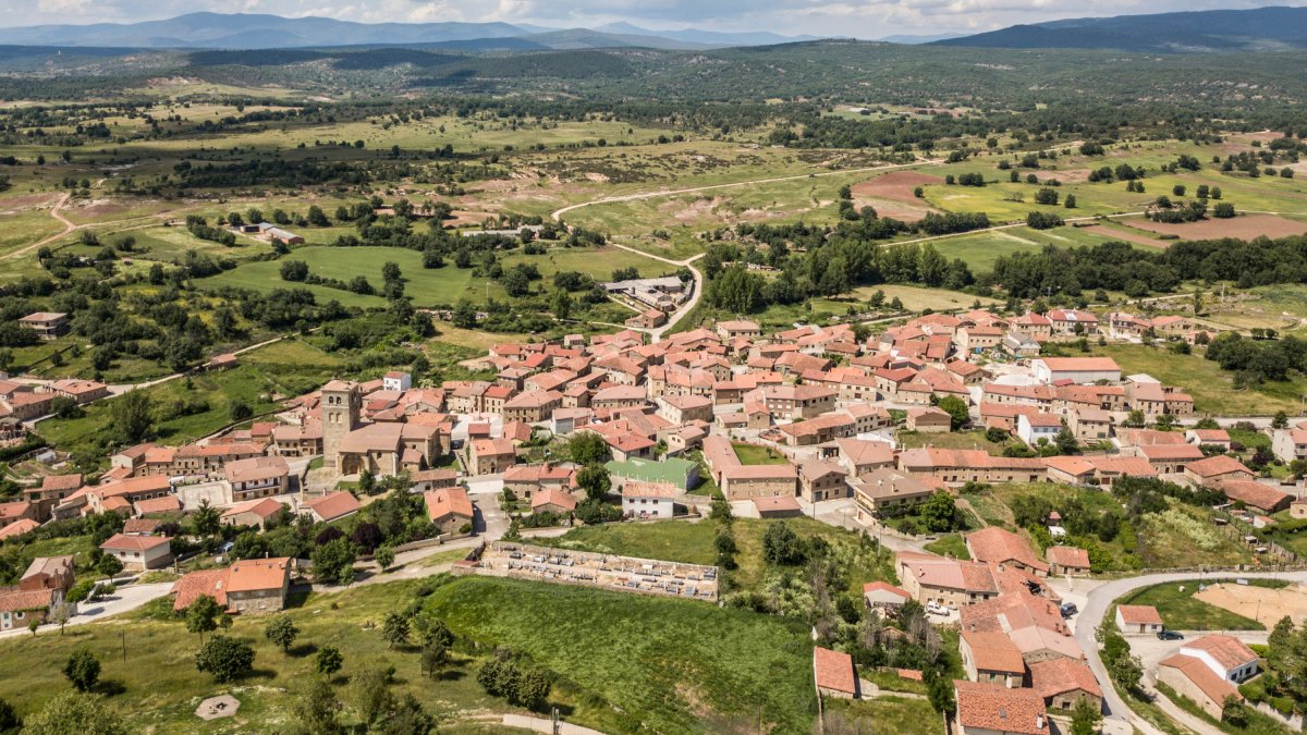 Imagen aérea de la localidad.  I.L.MURILLO