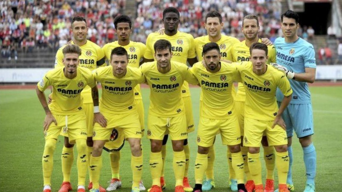 Once del Villarreal en el amistoso de pretemporada ante el Braga del pasado día 30 de julio.-ALEXANDRE RIBEIRO / EFE