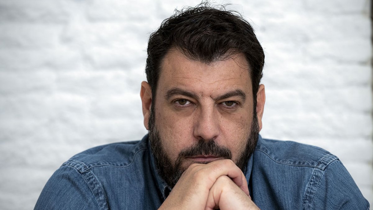 El escritor y guionista Santiago Díaz. MIGUEL GARROTE