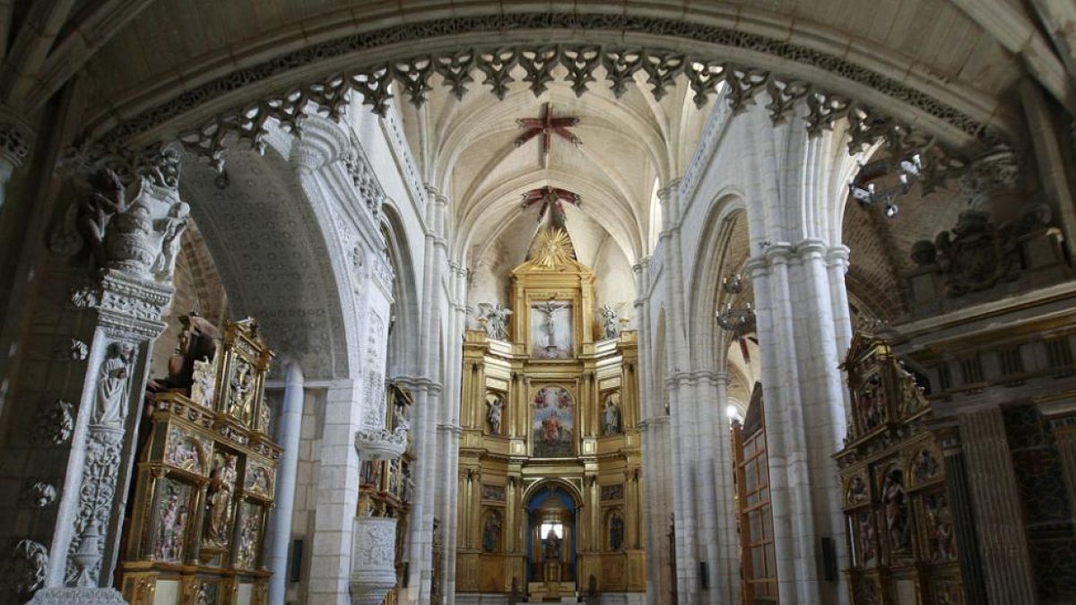 La iglesia de San Esteban es la sede del Museo del Retablo desde los años ochenta.-Raúl Ochoa