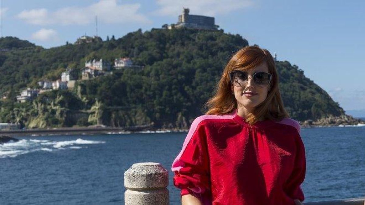 Natalia de Molina, en la presentación de la película de Netflix Elisa y Marcela, en el Festival de San Sebastián.-ARCHIVO