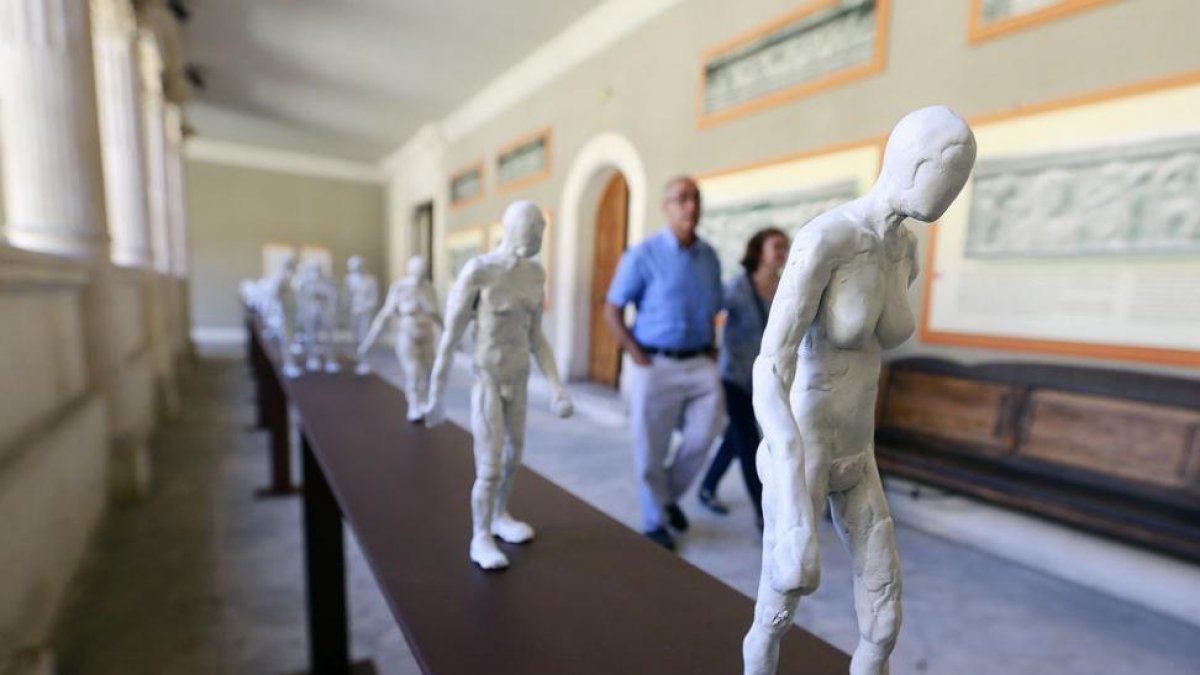 Las piezas de José María Casanova ocupan distintos espacios del Museo de Burgos.-Raúl Ochoa