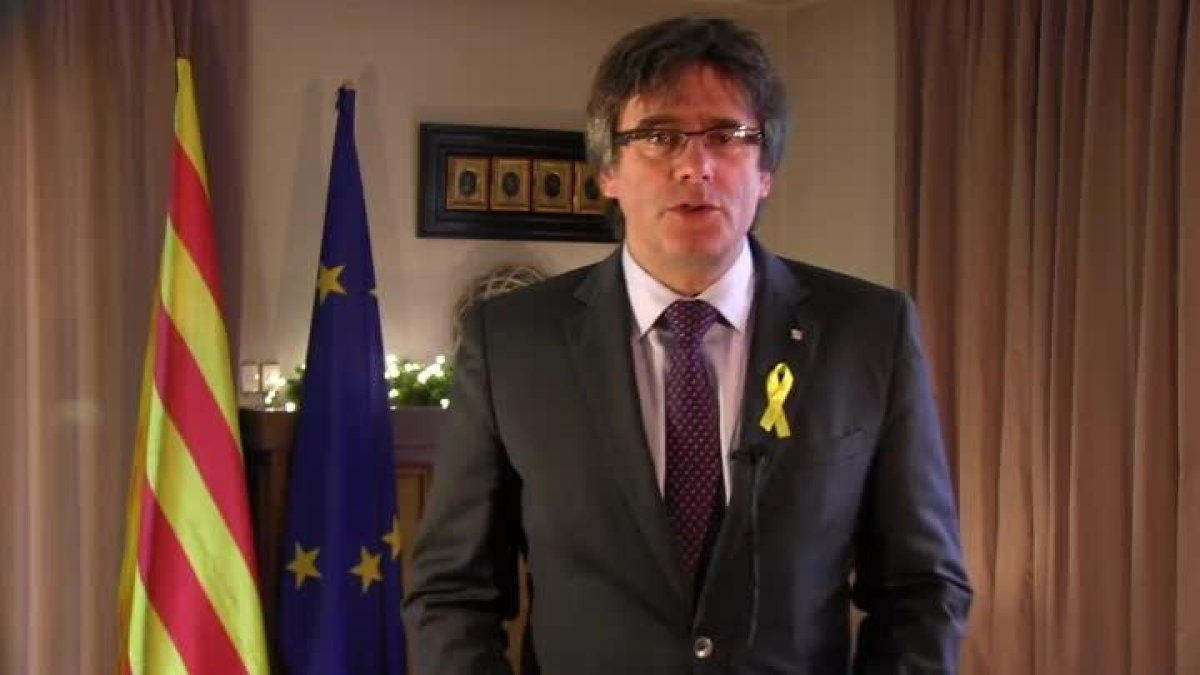 Mensaje de Carles Puigdemont desde Bruselas-