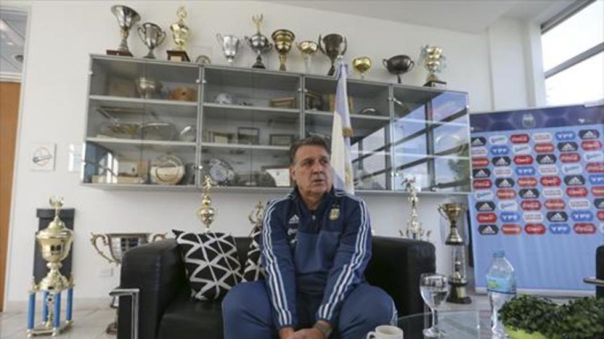 Tata Martino, en Buenos Aires.-DAVID FERNÁNDEZ