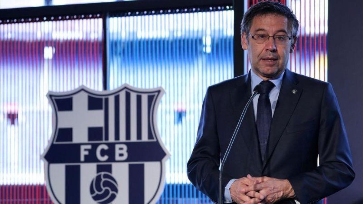 Josep Maria Bartomeu, este martes en Barcelona.-REUTERS / ALBERT GEA