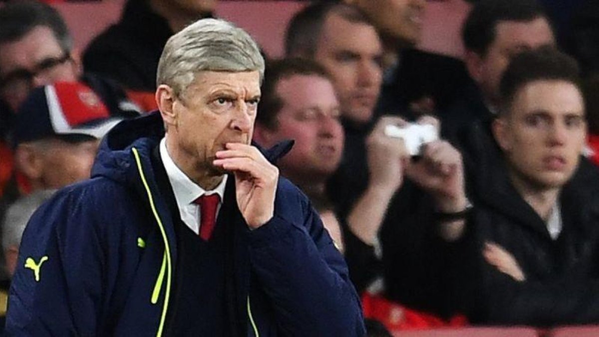 Arsène Wenger durante el partido contra el Bayern de Munich.-EFE / ANDY RAIN