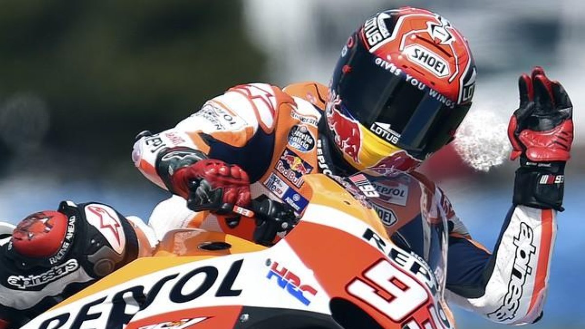 Marc Márquez ha logrado en Australia su octava 'pole' de la temporada.-AFP / SAEED KHAN