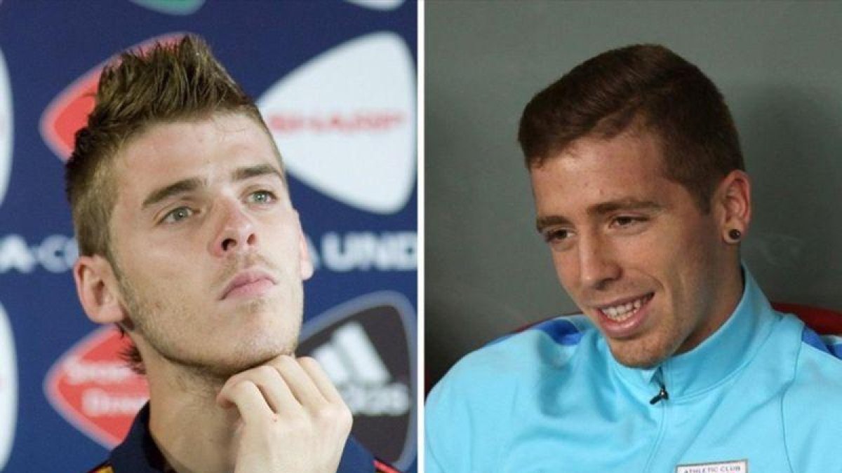 David de Gea e Iker Munian.-EFE
