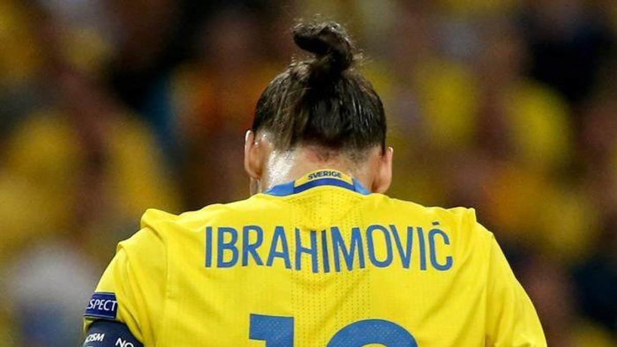 Ibrahimovic ha jugado su último partido con la selección sueca.-EFE