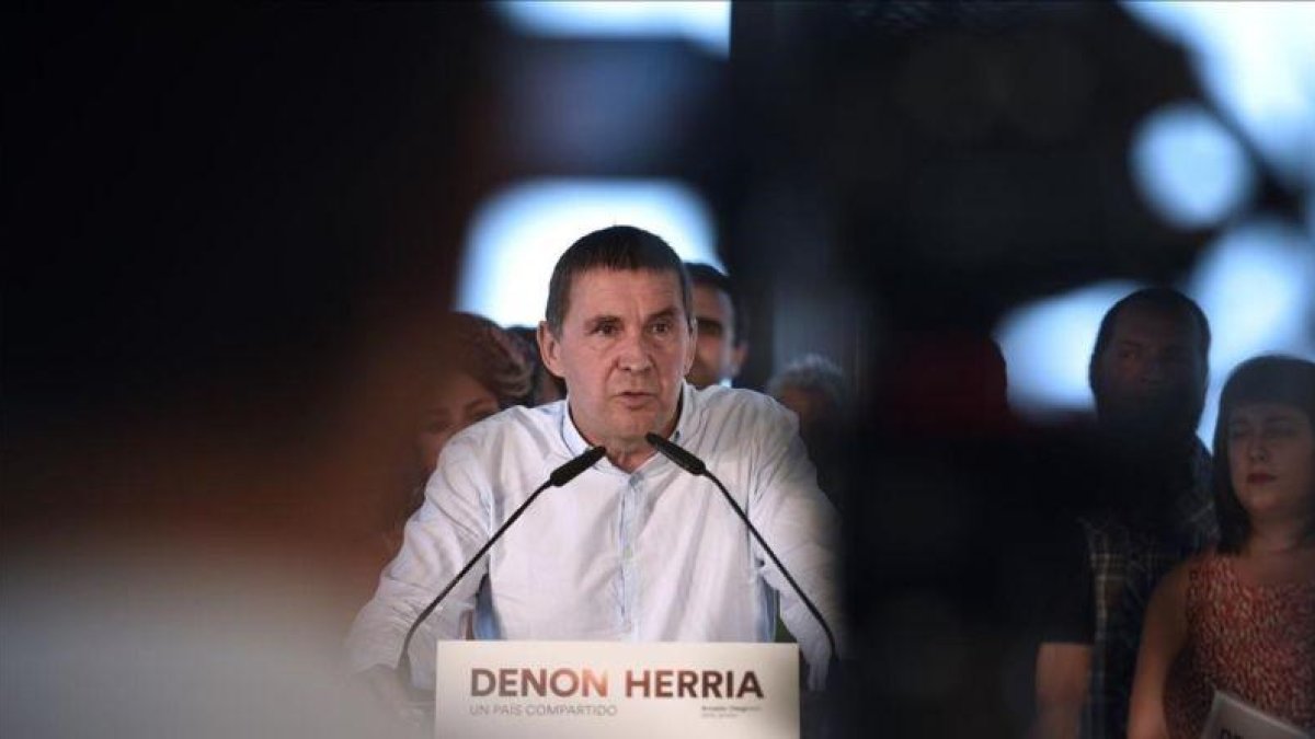 El dirigente de la izquierda aberzale Arnaldo Otegi.-AFP / ANDER GILLENEA