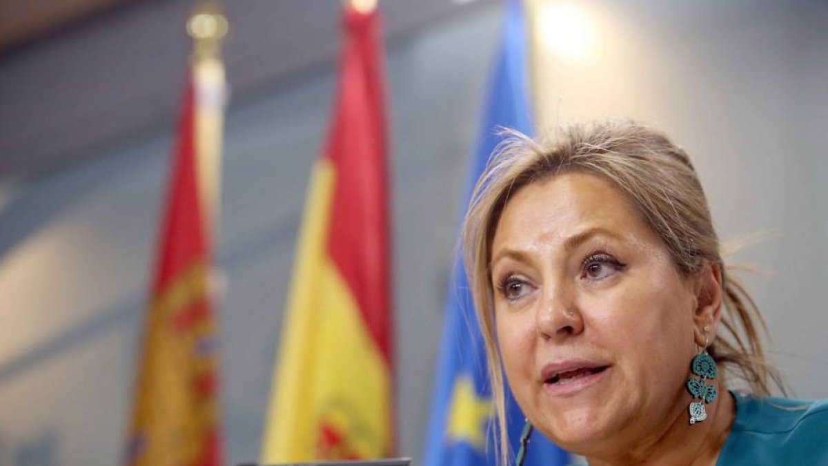 La vicepresidenta de la Junta de Castilla y León, Rosa Valdeón, comparece en rueda de prensa posterior al Consejo de Gobierno-Ical