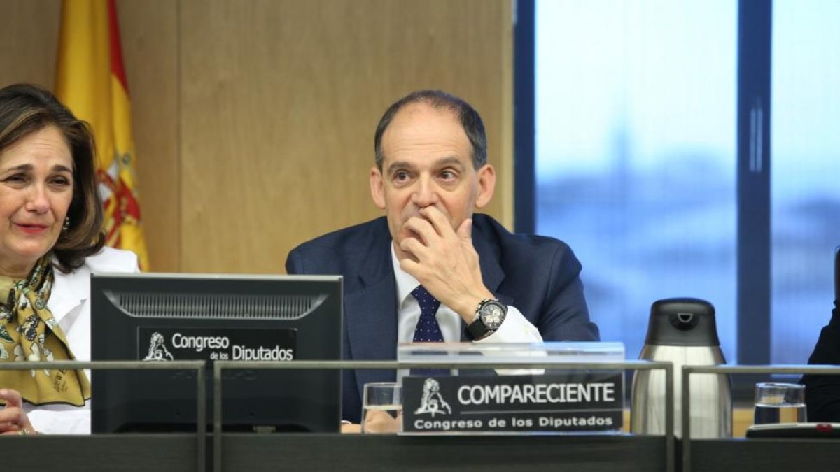 El inspector Morocho, compareciendo hoy en el Congreso-DAVID CASTRO