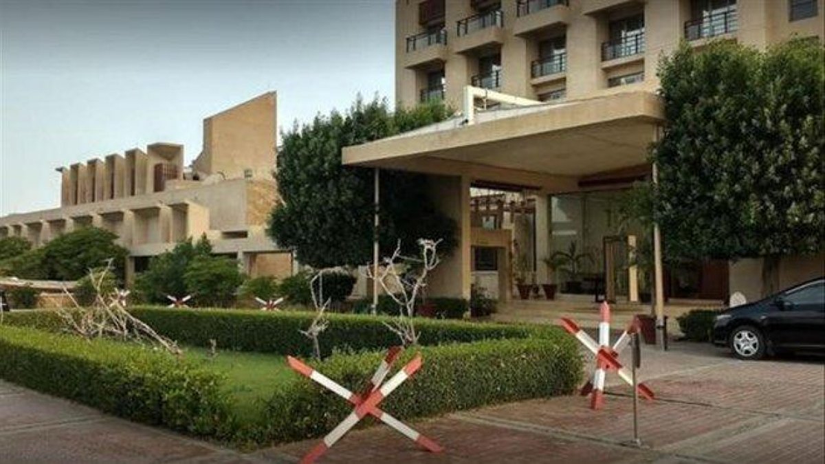 El Hotel Pearl Continental en Pakistán, antes de ser atacado por terroristas.-