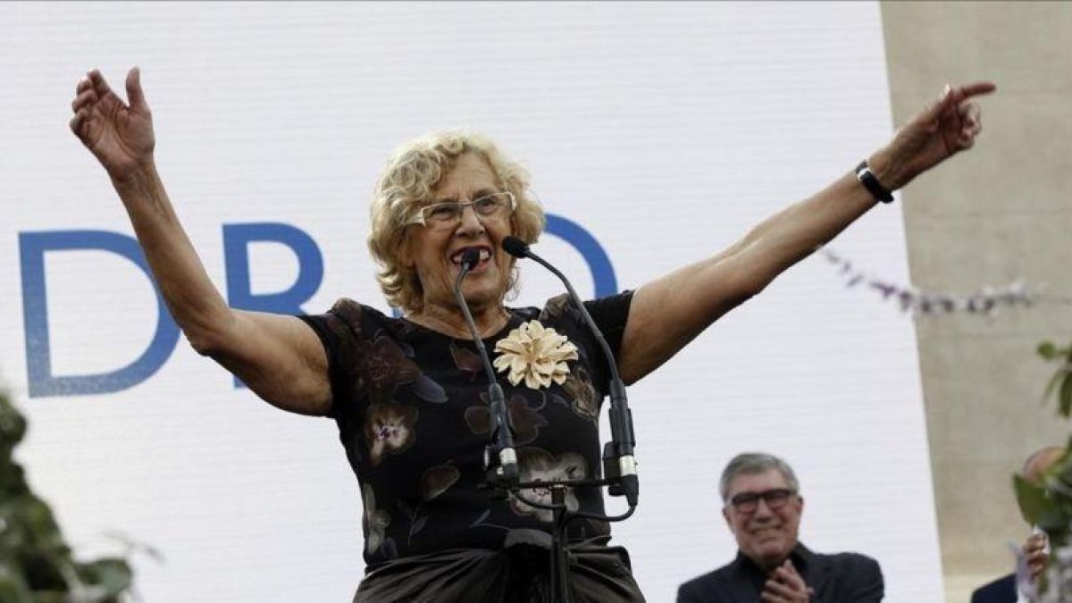 La alcaldesa de Madrid Manuela Carmena.-FERNANDO ALVARADO