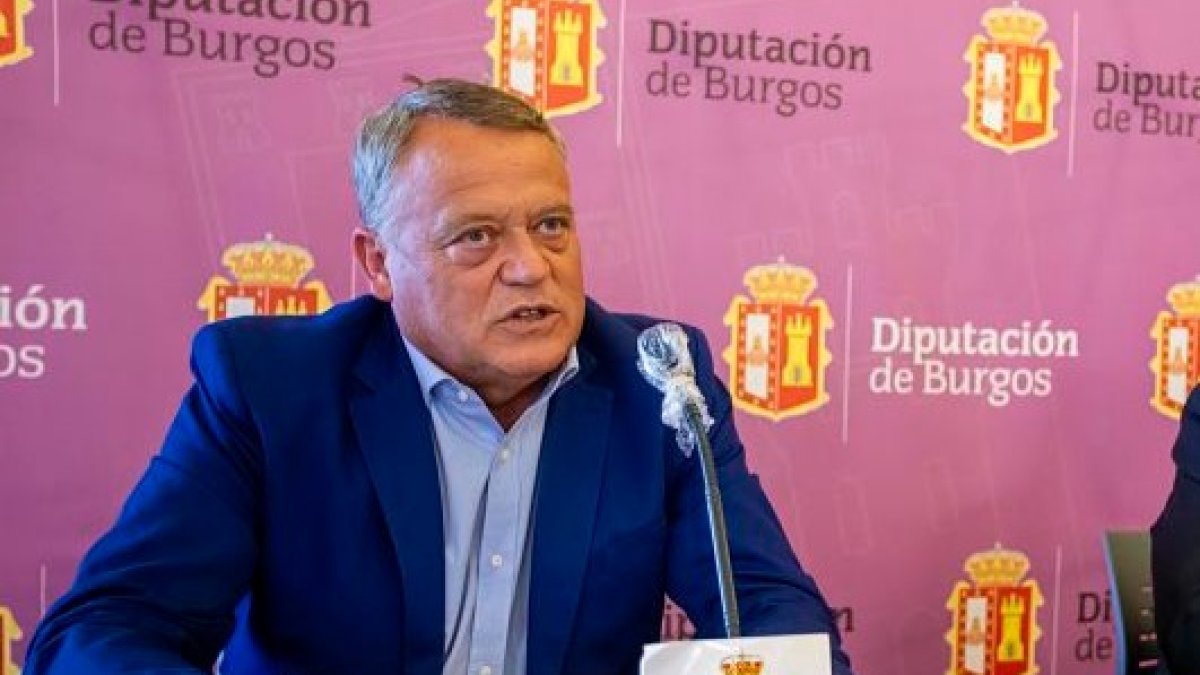 El vicepresidente de la Diputación de Burgos y presidente de Sodebur, Lorenzo Rodríguez. S. OTERO