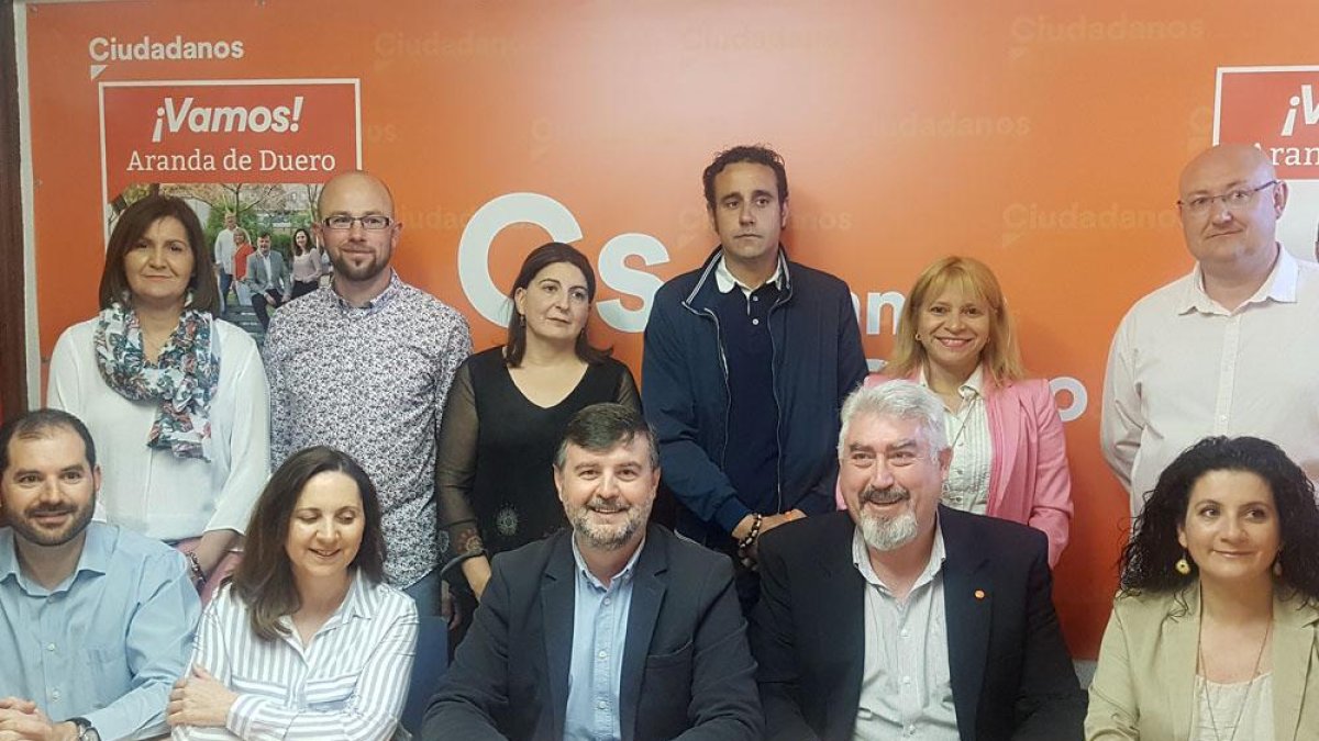Candidaura de Ciudadanos enAranda.-L.V.