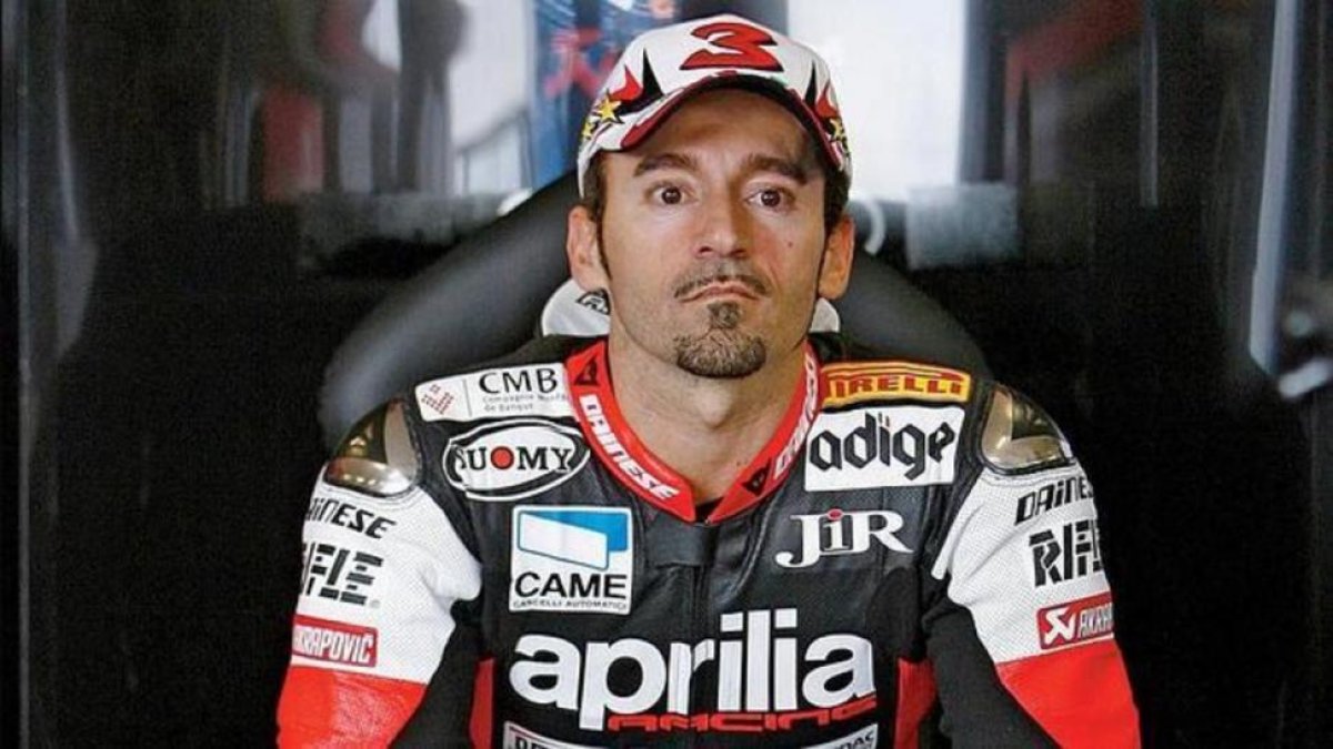 El piloto italiano Max Biaggi, en sus tiempos en el Mundial-