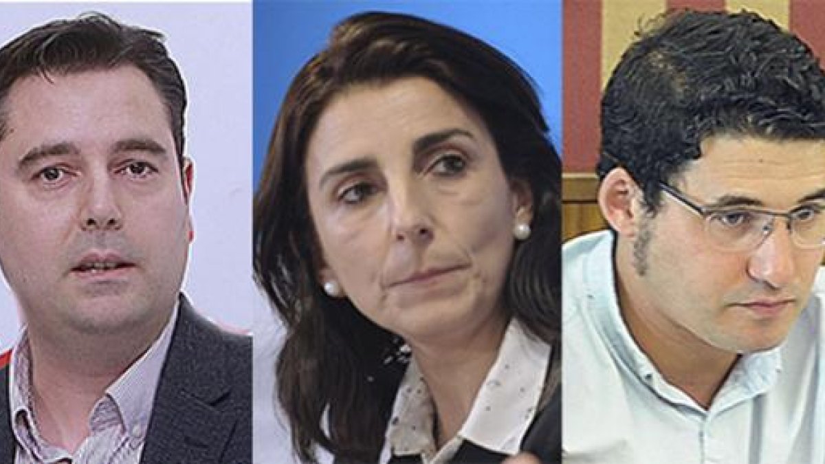 El alcalde y los portavoces de los grupos hacen balance.-ISRAEL L. MURILLO