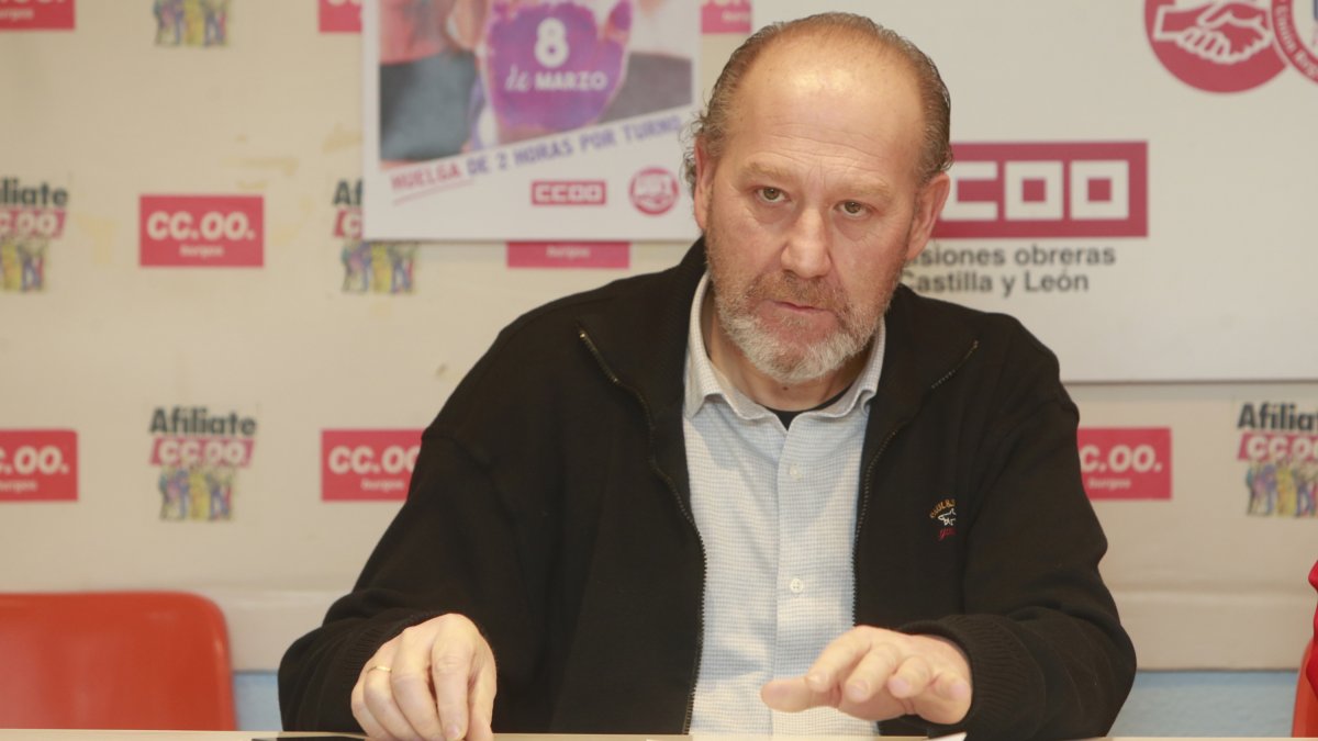 Ángel Citores, secretario provincial de CCOO. RAÚL G. OCHOA